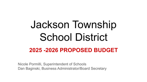 cover of budget presentation from April 30